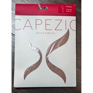 Capezio Hold & Stretch Footless Tights Sun Medium N140 Semi Opaque